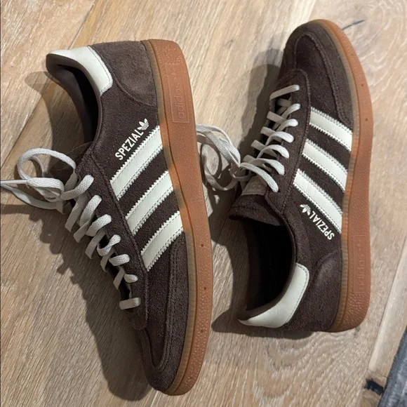 Adidas Spezial Handball Brown Suede Sneakers Size 8.5 W - Picture 3 of 5